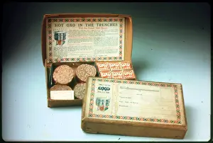 Cardboard: WW1 - Hot OXO in the trenches, with heater