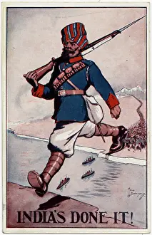 Striding: WW1 - India joins the war