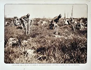 Charging: WW1 - Infantry soldiers charging Germans