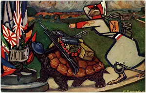 Striving: WW1 - Italian Propaganda - The Tortoise and the Hare