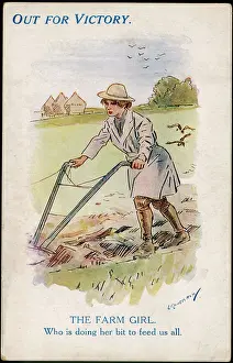 Ploughs: WW1 LAND GIRL