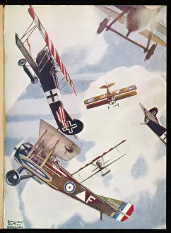 Warring: WW1 - Large Aerial Dogfight
