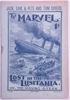 Lusitania: WW1 - The Marvel magazine - Lost in the Lusitania
