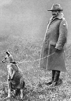 Mascot: WW1 mascots: a kangaroo and soldier