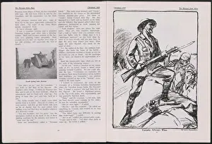 Laughs: WW1 - The Message from Mars, two pages