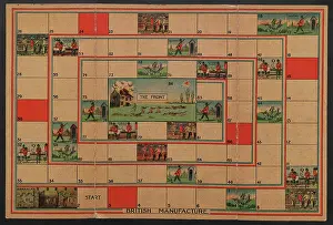 Squares: WW1 - The New Game of Soldier Boy, board layout