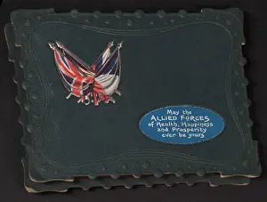 Prosperity: WW1 - Patriotic greeting with Allied flags