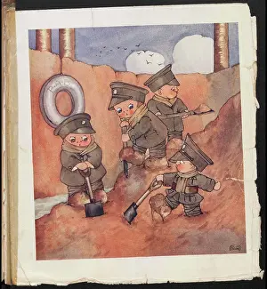 Khaki: WW1 - The Peek-A-Boos in Camp