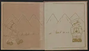 Boos: WW1 - The Peek-A-Boos in Camp - endpapers