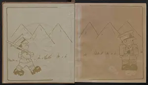 Boos: WW1 - The Peek-A-Boos in Camp - endpapers
