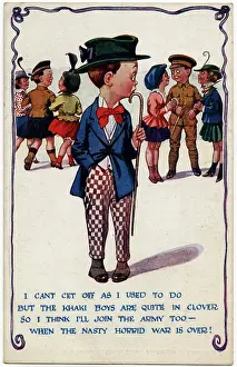 Decides: WW1 POSTCARD JOIN UP?