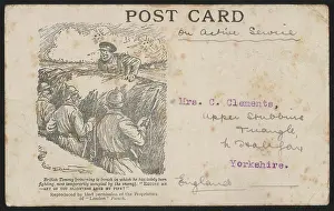 WW1 - Postcard with Punch cartoon