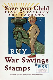 Fundraising: WW1 poster, Buy War Savings Stamps