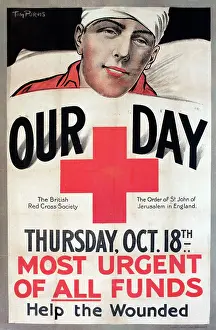 Fundraising: WW1 poster, Our Day, British Red Cross Society