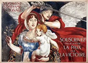 Olive: WW1 poster, French war loan issue
