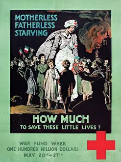 Fundraising: WW1 poster, Red Cross