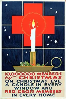 Fundraising: WW1 poster, Red Cross recruitment and fundraising