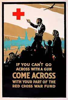 Emotional: WW1 poster, Red Cross War Fund