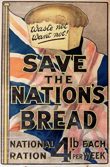 Pounds: WW1 poster, Save the Nation's Bread