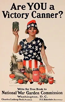 Preserves: WW1 poster, Are You a Victory Canner?