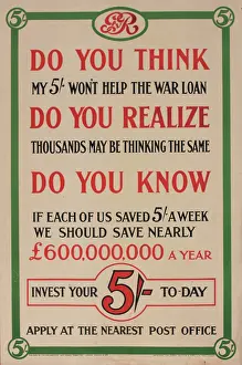 Persuade: WW1 poster, War Loan
