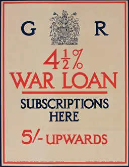 Rate: WW1 poster, War Loan, subscriptions here