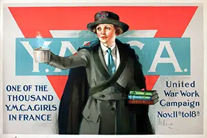 Thousand: WW1 poster, YMCA fundraising