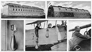 Daring: WW1 - Primitive Royal Air Force Bombers and Hangars