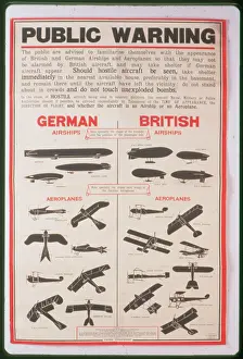 Identify: WW1 - Public Warning, German and British transport