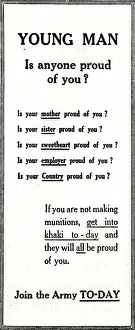 Persuade: WW1 - Recruitment Advertisement