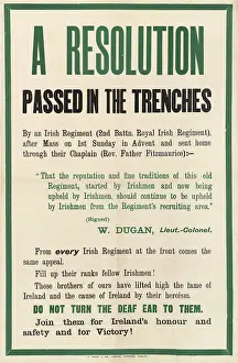 Advent: WW1 Recruitment Poster -- A Resolution