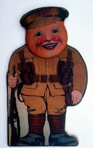 WW1 - soldier in khaki uniform