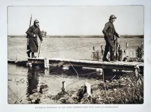 Boardwalk: WW1 - Soldier returning from observation post