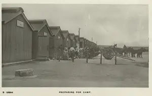 Amesbury: WW1 Soldiers Preparing for Camp