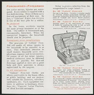 Tabloid: WW1 - Tabloid First-Aid, information leaflet