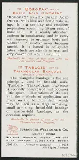 Tabloid: WW1 - Tabloid First-Aid, information leaflet