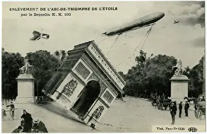 Thieving: WW1 - Theft of the Arc de Triomphe, Paris by a Zeppelin