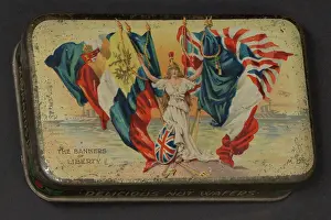 Wafers: WW1 - tin lid design - The Banners of Liberty