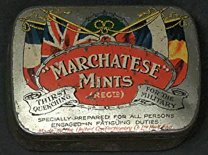 Quenching: WW1 - tin lid design - Marchatese Mints