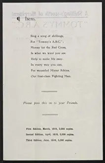 Tommys: WW1 - Tommy's ABC - epigraph