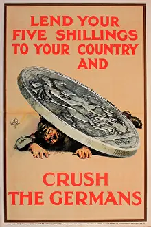Crush: WW1 War Loan poster