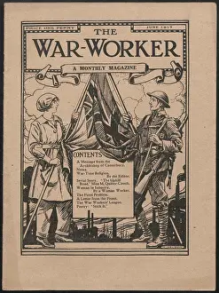 Monthly: WW1 - The War-Worker, June 1917, cover design