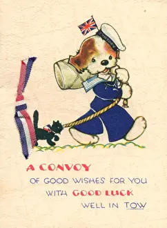 Giftware: WW2 Birthday Card, A Convoy