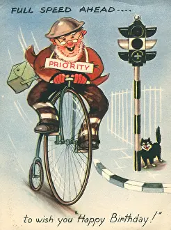 Priority: WW2 Birthday Card, Full Speed Ahead!