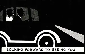 Headlight: WW2 - Black-out - Couple driving