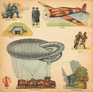 A.f.s: WW2 British Painting Book Page