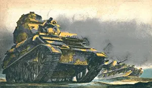 Surging: WW2 British Tank