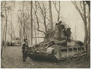 Camouflaging: WW2, Camouflaging A Tank