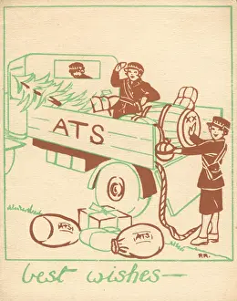 A.t.s: WW2 Christmas A.T.S. Cards
