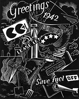 Save: WW2 Christmas card